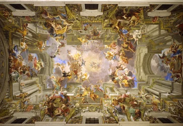 Eintritt des Heiligen Ignatius in das Paradies